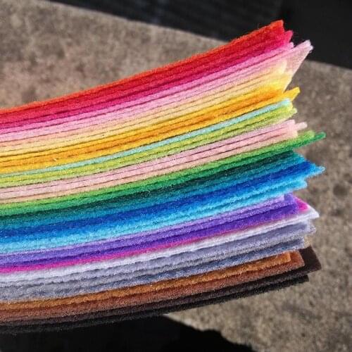 CMCYILING Square Hard Felt Fabric Polyester Fabrics Cloth Felt Of Home Decoration Bundle for Sewing Dolls & Crafts