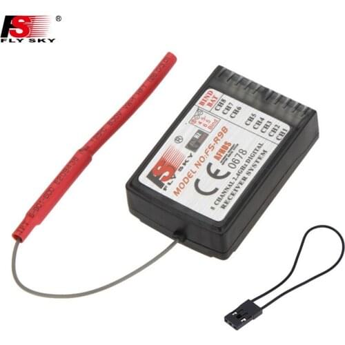 1pcs Original FS-R8B FS-R9B FlySky 2.4Ghz 8CH Receiver For RC FS-TH9X FS-TH9B 9ch Transmitter Airplanes