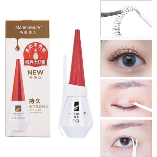 1pcs Clear Black Eyelash Extension Glue Waterproof Quick Dry Self-adhesive Double Eyelid False Eyelashes Glue Makeup Tools