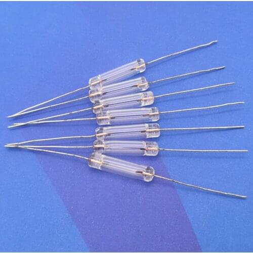 10PCS 5V 80mA Pilot Lamp Glass tube Pilot Lamp
