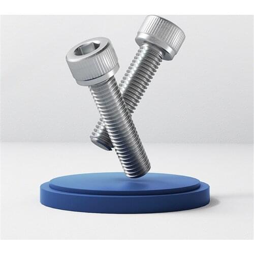 30Pcs 304 Stainless Steel Hexagon Socket Head Cap Screws Hex Socket Screw DIN912 M2 M2.5 M3 Length 3-40mm