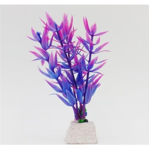 6 pcs 10.5cm Aquarium Artificial Plants Underwater Plant for Fish Tank Aquarium Fish Tank Man-made Plant Decoration