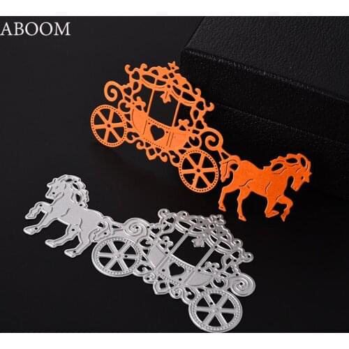 ABOOM 1PC The Classic Carriage Metal Die Cuts EmbossinG Folder Cutting Dies Scrapbooking Suit Handmade Scrapbook DIY Card Making
