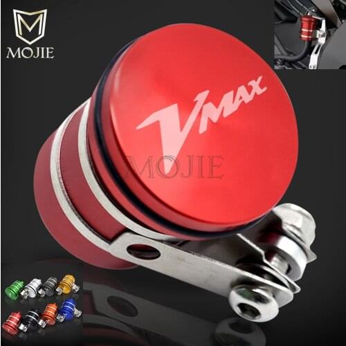 CNC Aluminum Motorcycle Clutch Tank Cylinder Master Oil Cup Brake Fluid Reservoir For Yamaha V-MAX V MAX VMAX 1700 1200 VMAX1200