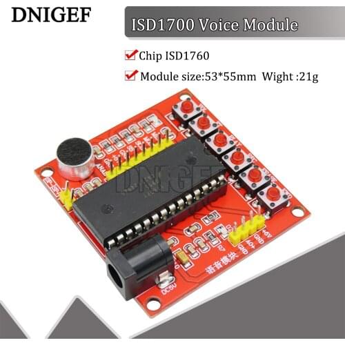 DNIGEF ISD1700 Voice Module Series Voice Module Recording Module Class ISD1760 Voice Module AVR PIC