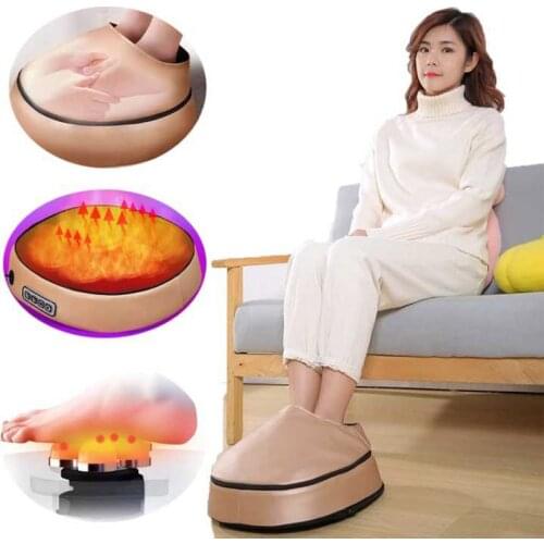 Electric foot massager roller Massage Machine fashion leather massageador for back foot Infrared With heating Shiatsu Kneading
