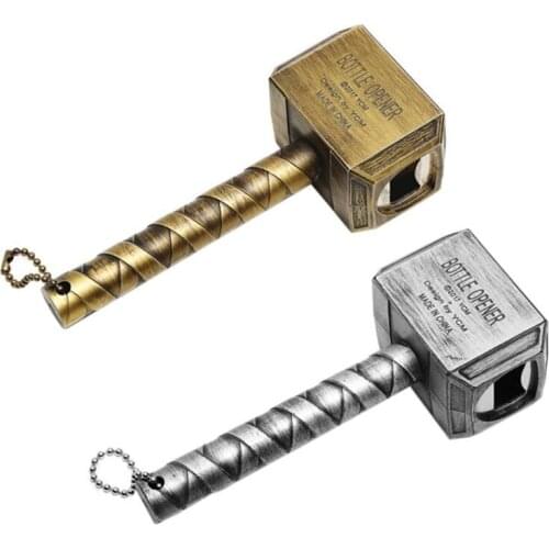 Shape of Hammer Thor Shaped Soda Glass Corkscrew Beverage Wrench beer Drinking Opener Beer Bottle Openers Kitchen Bar Tool Gift