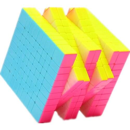 Yuxin Huanglong 9x9x9 Magico Cubo 9x9 Cube Magic Puzzle Professional Cube 9x9 Stickerless cubes Toys For Children