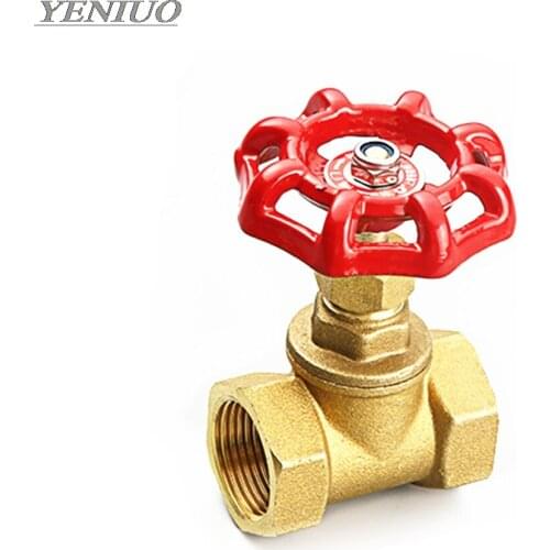 Copper Globe valve shutoff 1/2" 3/4" 1" 1-1/4" PT Female Thread Brass Ball Valve Controller