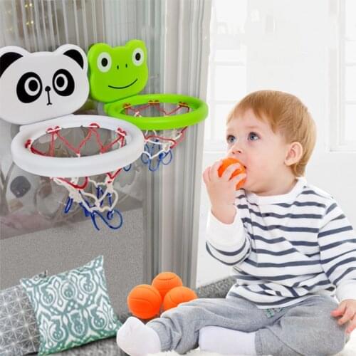 Mini Shooting Water Bathtub Set 3 Balls Basketball Board Fun Shower Bath Fun Toys for Children Parent-child Interactive Toys