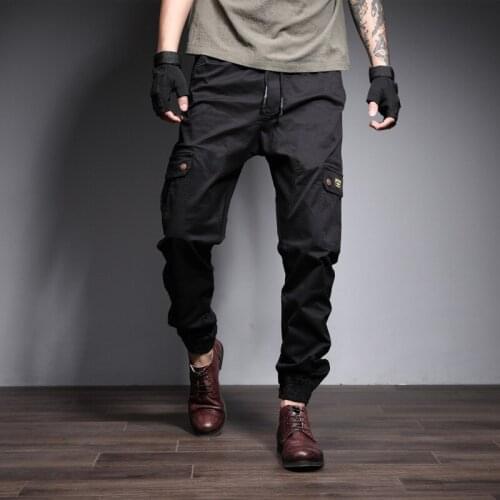 S-7XL 2019 Mens Jogger Autumn Pencil Harem Pants Men Camouflage Military Pants Loose Comfortable Cargo Trousers Camo Joggers