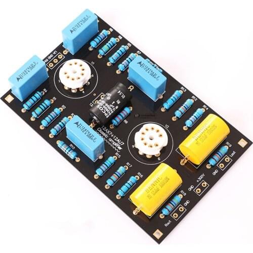 NEW latest version Classic Circuit Tube Preamplifier Preamp Board DIY Kits For 12AX7 / 12AU7 Tube