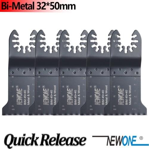 NEWONE 45*40mm Bi-Metal Cutting Saw Blades For Quick Release Oscillating Multi Tool Power Tool as saw blade accessories