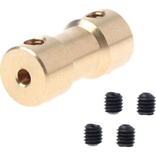 2-5mm Motor Copper Shaft Coupling Coupler Connector Sleeve Adapter US