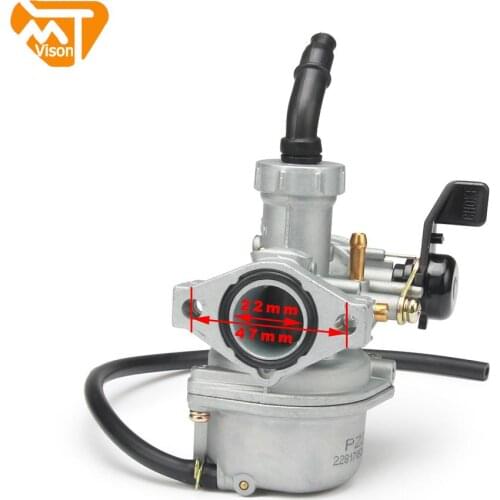 Hand Choke PZ22 22mm Carb Carburetor For 110cc 125cc Motorcycle Pit Dirt bike ATV Quad Motocross monkey bike KAYO Bosuer