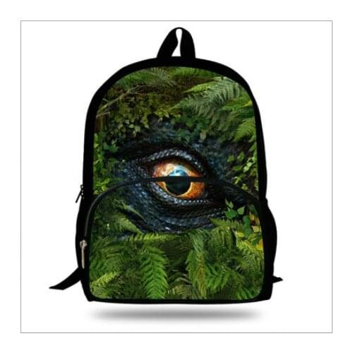 16 Inch Jurassic dinosaurs Children School Bags Orthopedic Backpack Kids Boys Girls Mochila Infantil Cartoon Bags