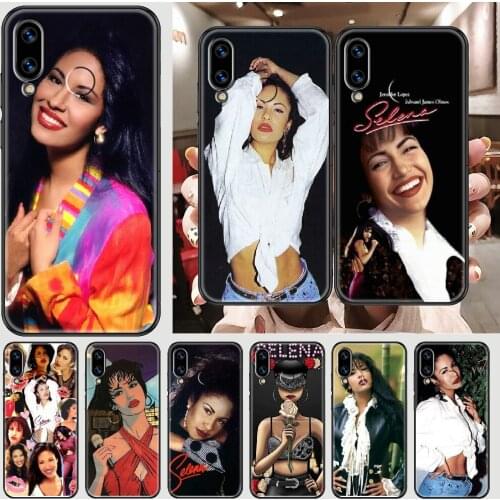 Selena Quintanilla Phone case For Huawei Honor 6 7 8 9 10 10i 20 A C X Lite Pro Play black soft shell silicone Etui luxury