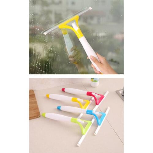 Glass Window Cleaning Squeegee Blade Wiper Cleaner Home Shower Bathroom