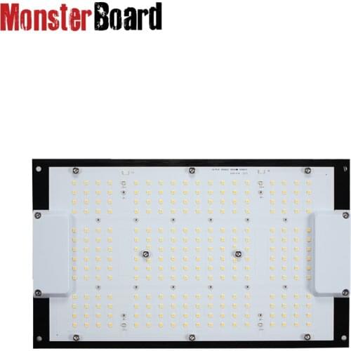 Geeklight MonsterBoard 120W Quantum PCB LED Grow Light lm301h 3000K 3500K UV IR Full Spectrum MeanWell Driver For Growbox
