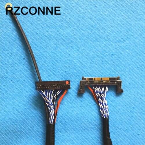 FI-R51HL Universal LVDS Cable Double 8bit 55cm Left Power for LG 32''-55'' LCD TV Monitor
