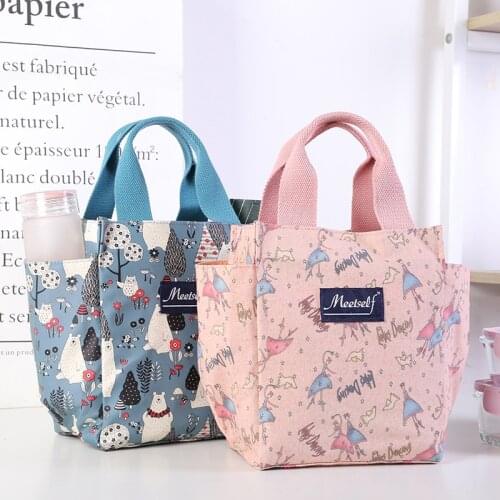 Large Capacity Waterproof Bento Bags Camping Picnic Fruit Snack Thermal Pouchs Office Food Tote Kids School Insulated Lunchbox