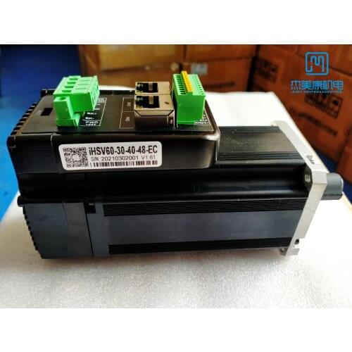 JMC 400W Integrated Servo Motor & Driver Ethercat Network 3 Phase 48V for 3D Laser Cutting CNC Machine iHSV60-30-40-48-EC