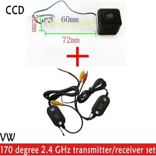 Rearview Camera 520 lines 170 super wide view angle waterproof Car Auto car Camera Reverse Backup License Plate Camera for VW