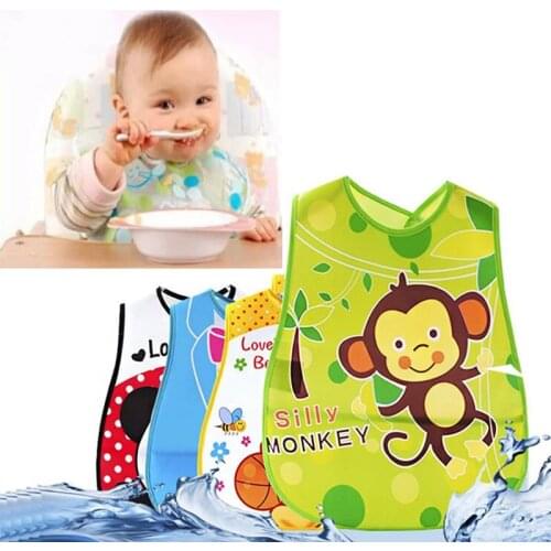 Cartoon Baby Bibs Waterproof Newborn Bandanas Feeding Baby Burp Cloths Girls Boys Saliva Towel Print Apron Burp Cloths Bibs
