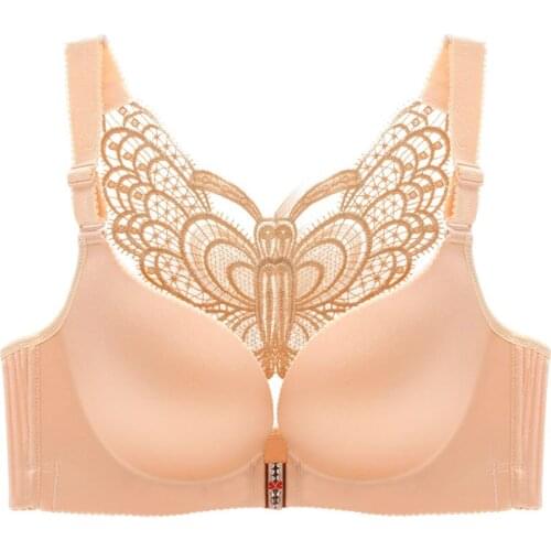 Unlined Women Bra Plus Size Seamless Bralette Push Up Bras 44 46 48 50 C / D Large Cup Brassiere