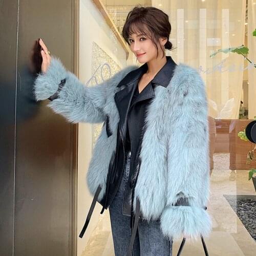 Female Coat Real Fur Winter Sheepskin Coat Women Clothes 2020 Korean 100% Fox Fur Jacket Vintage Warm Fur Tops Coat Hiver LW2031
