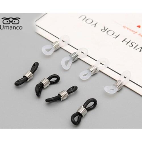 1 Pair Sunglasses Chain Accessories for Women Black White Color 5mm Size Adjustable Mask Chain Charms