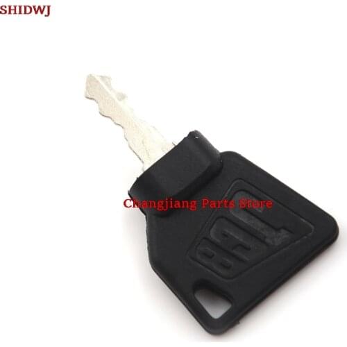 2PCS Fuel Tank Cap JCB key Black JCB 3CX Parts Digger Plant Keys Equipment Ignition Stainless Steel For Switch Starter