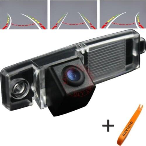 CCD car track camera reversing trajectory directive parking assistance for Toyota Highlander NTSC Waterproof free shipping