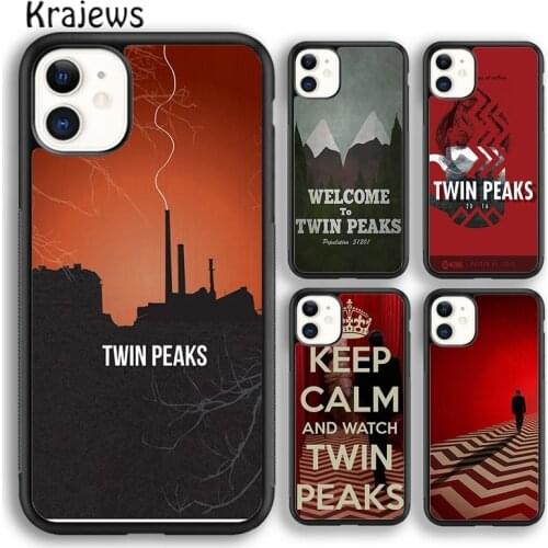Krajews Twin Peaks Fire Walk With Me Phone Case Cover For iPhone 5s 6s 7 8 plus X XR XS 11 12 pro max Samsung Galaxy S8 S9 S10