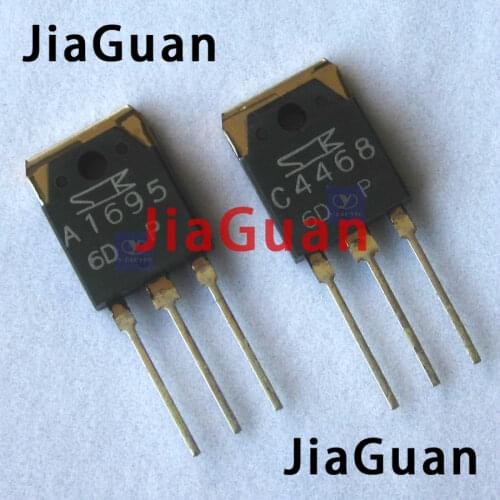 2pairs High power diode triode Sanken 2SA1695 2SC4468 TO-3P Audio Power Amplifier tube New HIFI amplifier SK A1695 C4468