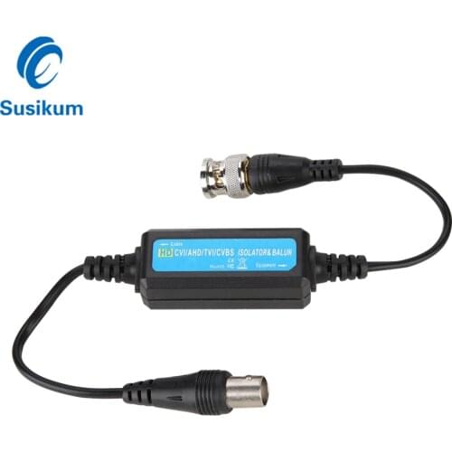 BNC Coaxial Male To Female For Camera Cable Video Balun Adapter Connectors HD AHD CVI TVI Ground Loop Isolator CCTV