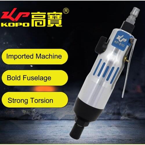 KP-810/8041/8141 10H 5H Pneumatic Air Screwdriver Straight Hand Industrial 10000rpm 6-12mm 90PSI Reversible Screw Driver Tools