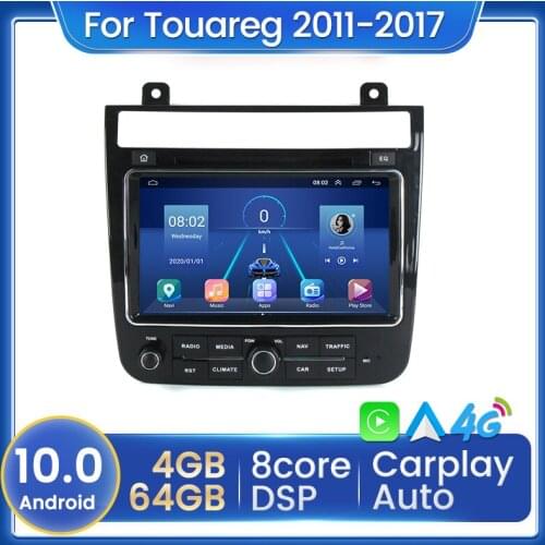 MEKEDE Car Multimedia Player Car Audio Car Radio Android 10 4+64G 8-Core For VW/Volkswagen/Touareg 2011-2017 Carplay AUTO BT