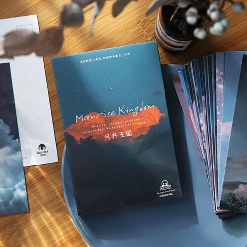 30 Pieces / Set Art Fresh Art Decoration Postcard Photo Prop Diy Wall Sticker Birthday Gift Card Set Creative Stationery Card