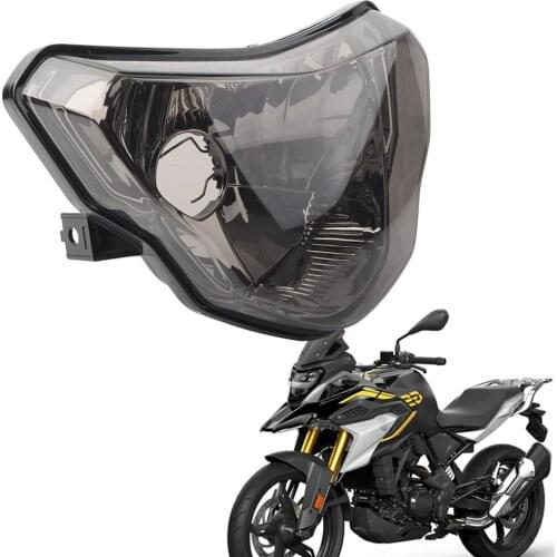 Motorcycle Front Headlight Head Light Lamp Shell Housing for 2017 2018 BMW G310R G310 G310GS Smoke