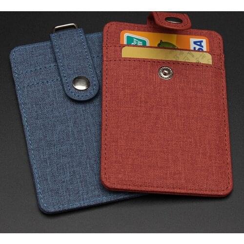 ZONGSHU Card Holder Pu Employee Name Id Card Holder Security Pass Work Permit Identity Document Id Business Case