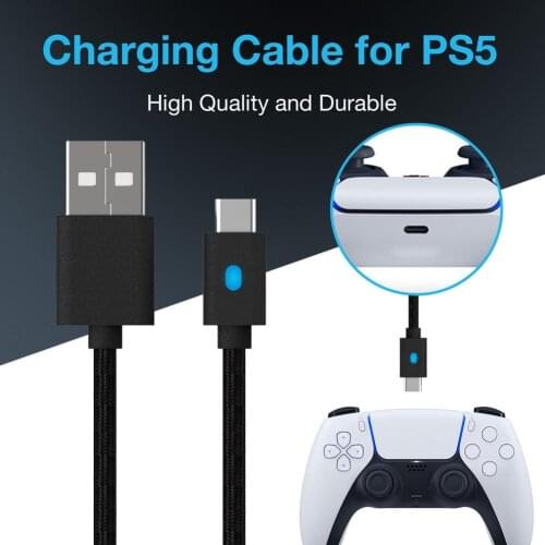 Charging Cable Replacement USB Cable For PS5 Wireless Controller 3M USB Data Cable For PS5 Controller Data Cable For PS5 Gamepad