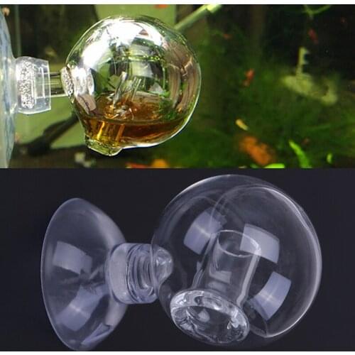 1PCS Aquarium Fish Tank Carbon Dioxide CO2 Monitor Glass Drop Ball Checker Tester