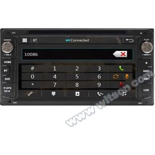 6.95" Capacitive Touch Screen Car DVD for Toyota Corolla 2000-2006 & Toyota Hilux 2001-2011 with Front DVR Camera Support