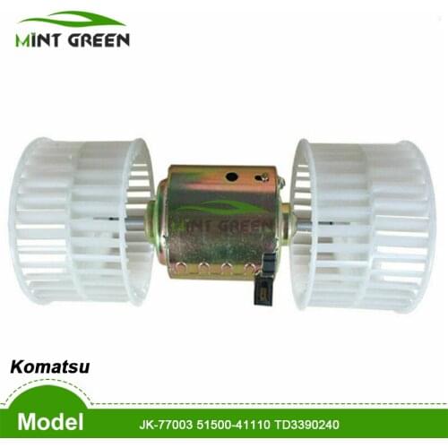 FOR Auto AC Blower Motor 51500-41110 TD3390240 For KOBELCO SK-8 Komatsu Hitachi-70 Excavator 24V CW