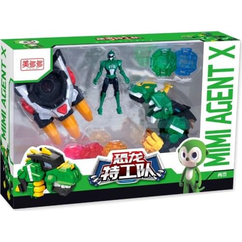 MiniForce Transformation Updated Version Action Figure Toys Agent Toys X Volt Semey Air Force Toys For Boys Gifts Green