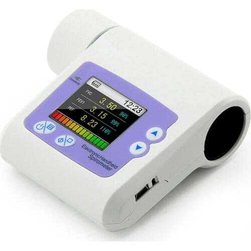 *Well Packed Safe to Door* Contec Electronic Digital LED Spirometer + Inbuilt Memory + USB Cable + Software