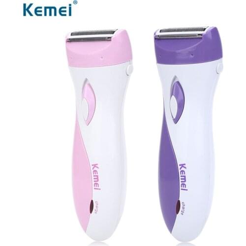 Intimate Haircut Razor for Bikini Areas Epilator Kemei Women Electric Armpit Grainer Depilator Kemel Female Hair Removal Trimmer