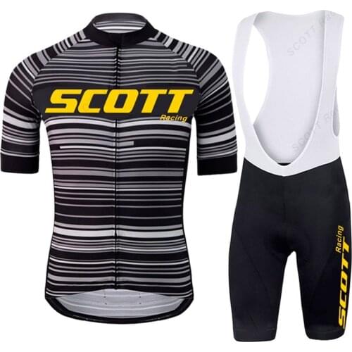Outdoor SCOTT Racing mens short-sleeved suit mountain bike jersey sport cycling jersey clothing