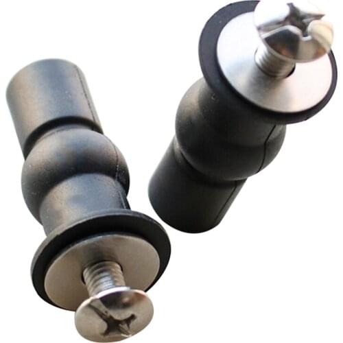 1 pair Bathroom Fixture TOP FIX Seat Hinge Hole Fixings Well Nut Screw Rubber For Toilet Seats and Back to Wall Units tool parts
